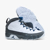 Jordan 9 Retro White / French Blue - Flint Grey 2