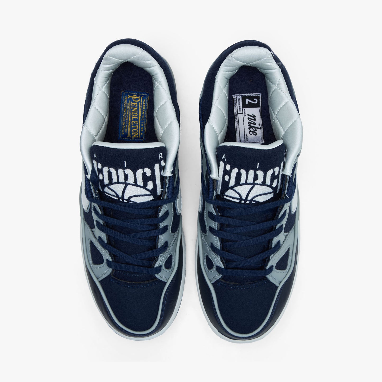 Nike x NIGO Air Force 3 Low SP Bleu marine nuit / Blanc cassé - Gris