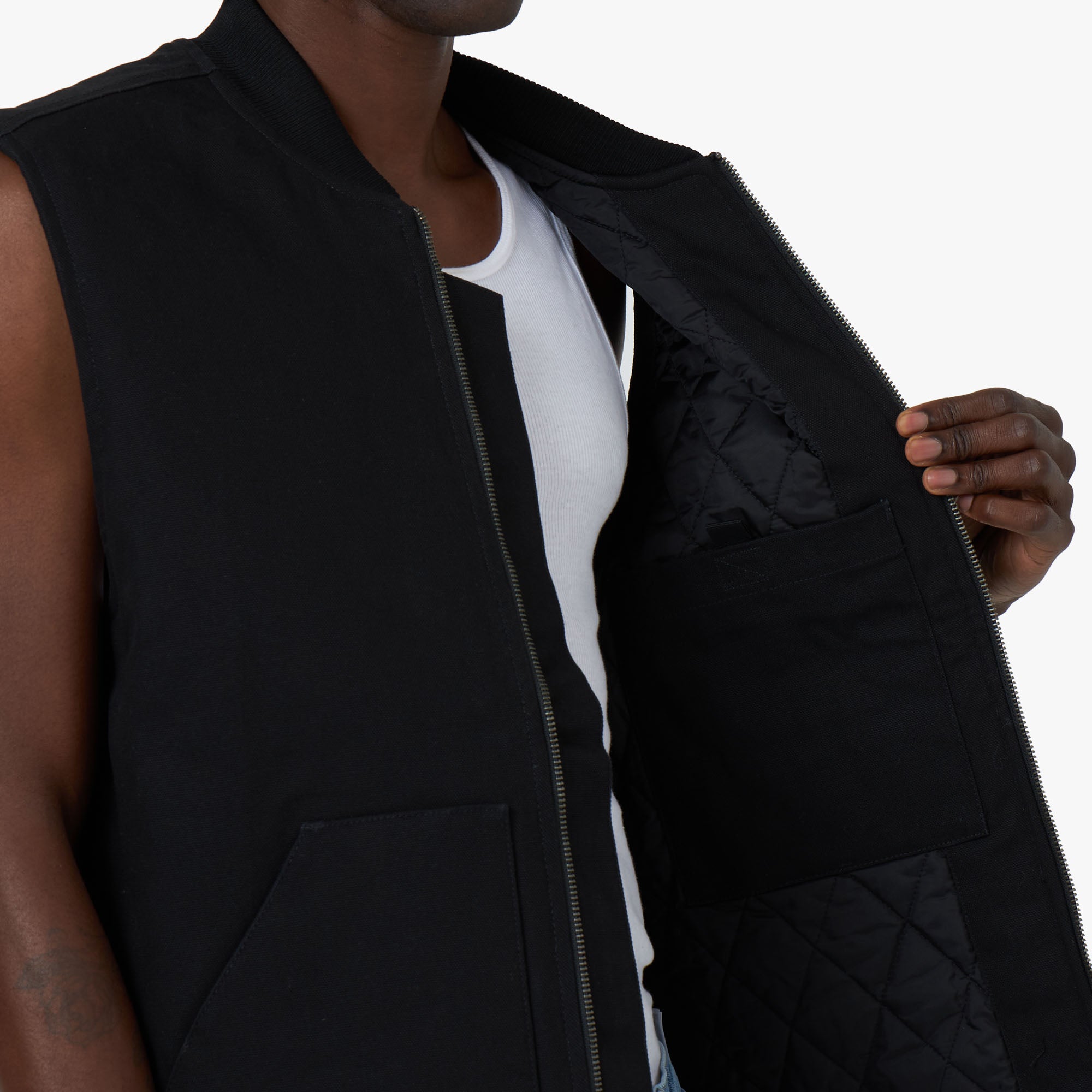 Carhartt WIP Classic Vest Noir Livestock