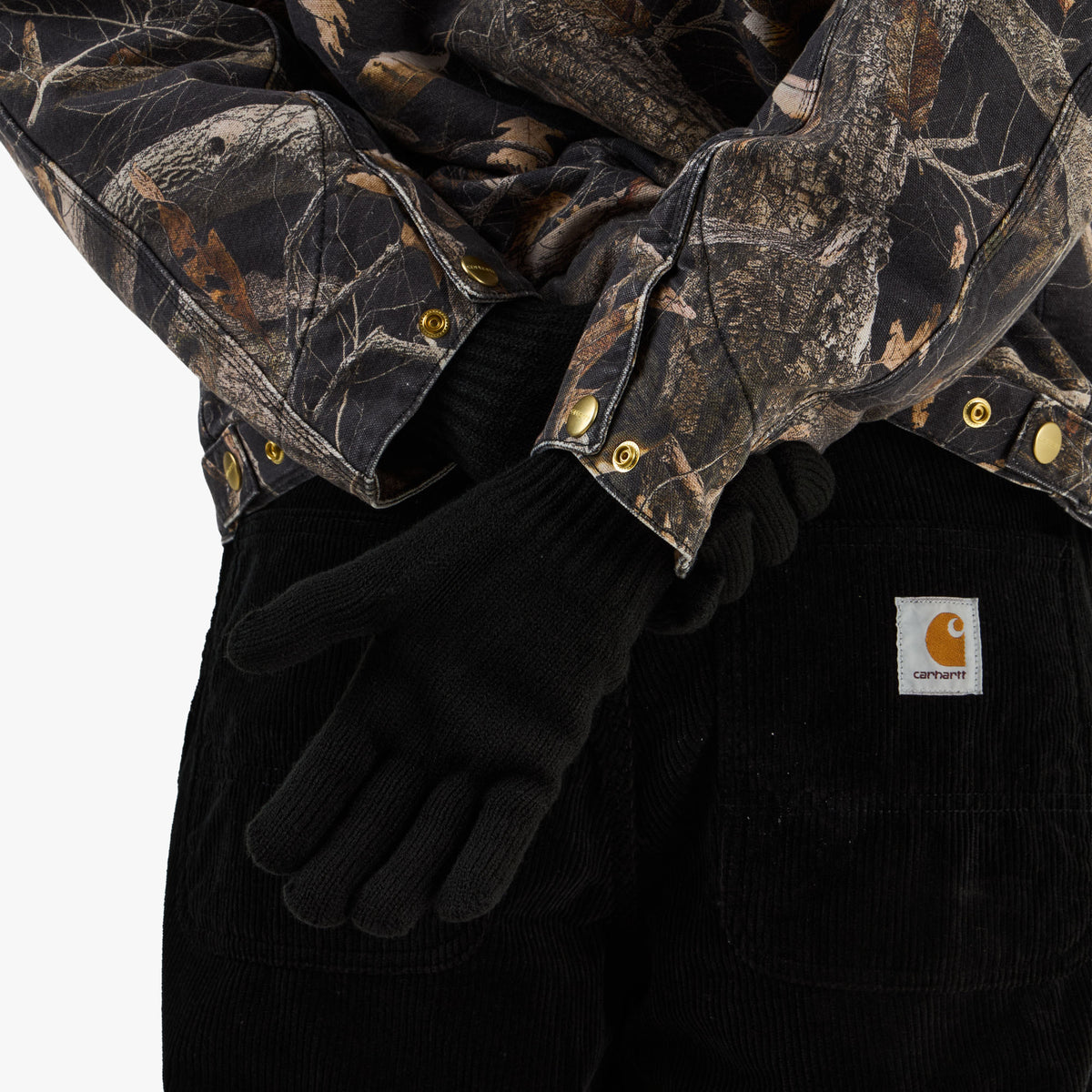 Carhartt WIP Gants Watch / Noir
