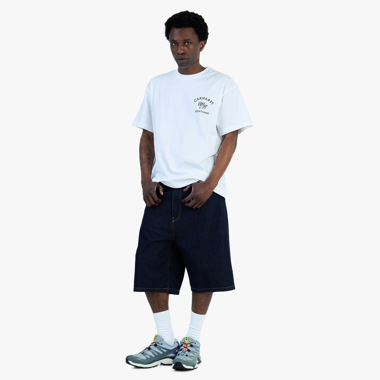 Carhartt WIP Landon Short Blue / Rinsed