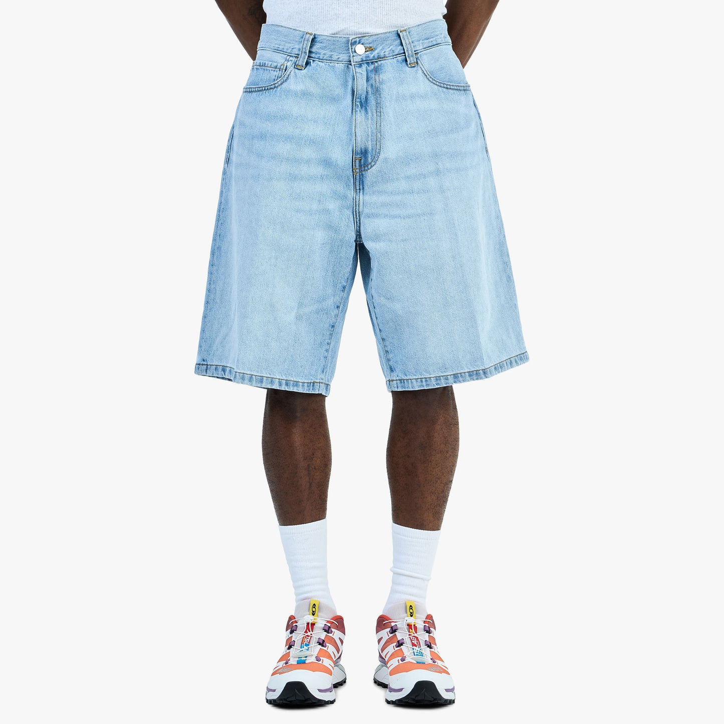 Carhartt WIP Short Landon Bleu / Délavé Usé