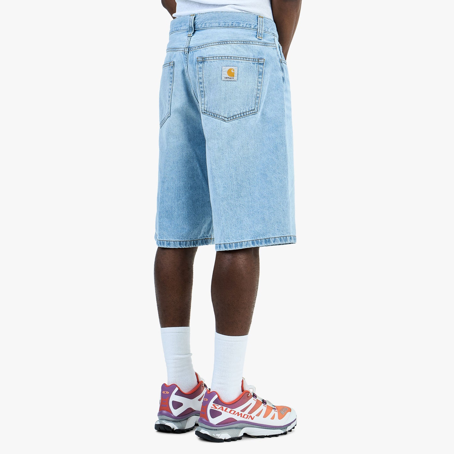 Carhartt WIP Short Landon Bleu / Délavé Usé
