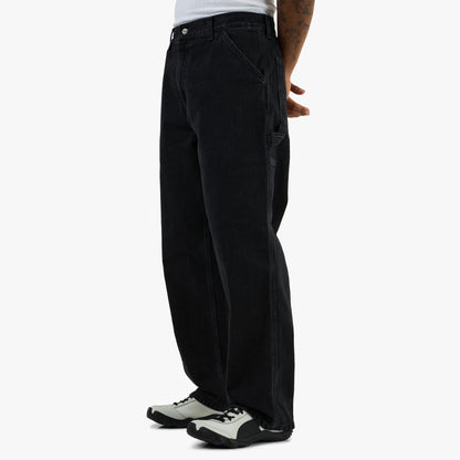 Carhartt WIP Single Knee Pant / Black Stone Washed