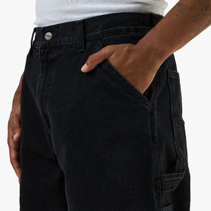 Carhartt WIP Single Knee Pant / Black Stone Washed