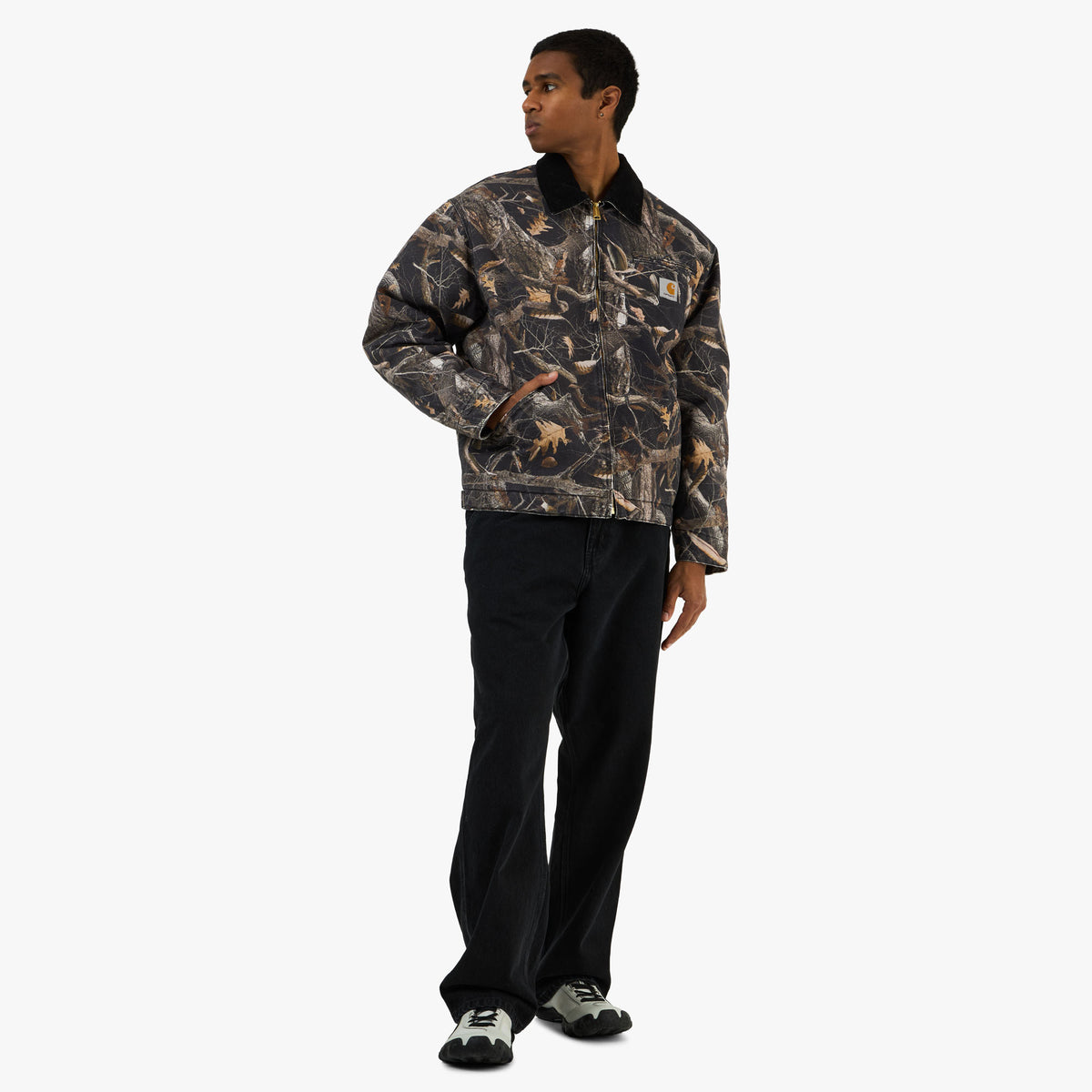 Carhartt WIP Single Knee Pant / Black Stone Washed