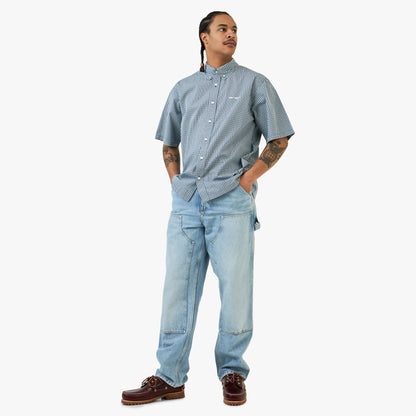 Carhartt WIP Double Knee Pant Blue / Heavy Bleached