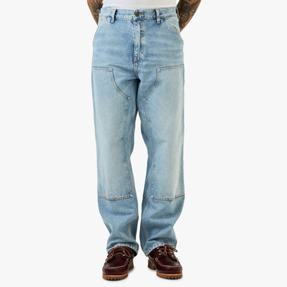 Carhartt WIP Double Knee Pant Blue / Heavy Bleached