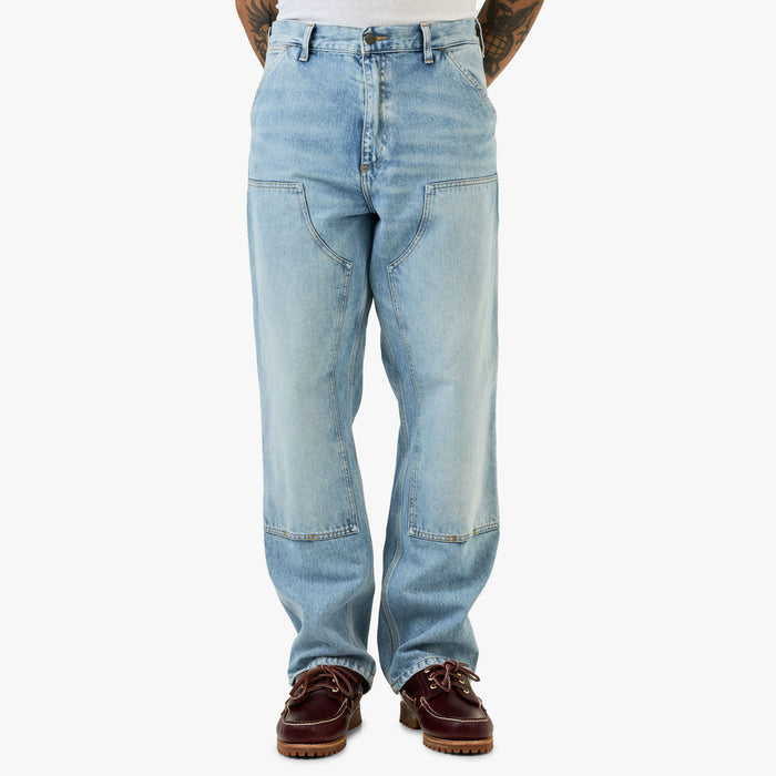 Carhartt WIP Double Knee Pant Blue / Heavy Bleached 1