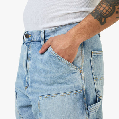 Carhartt WIP Double Knee Pant Blue / Heavy Bleached