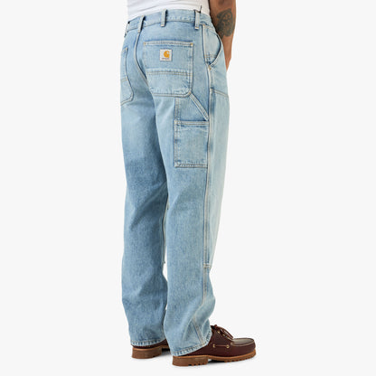Carhartt WIP Double Knee Pant Blue / Heavy Bleached