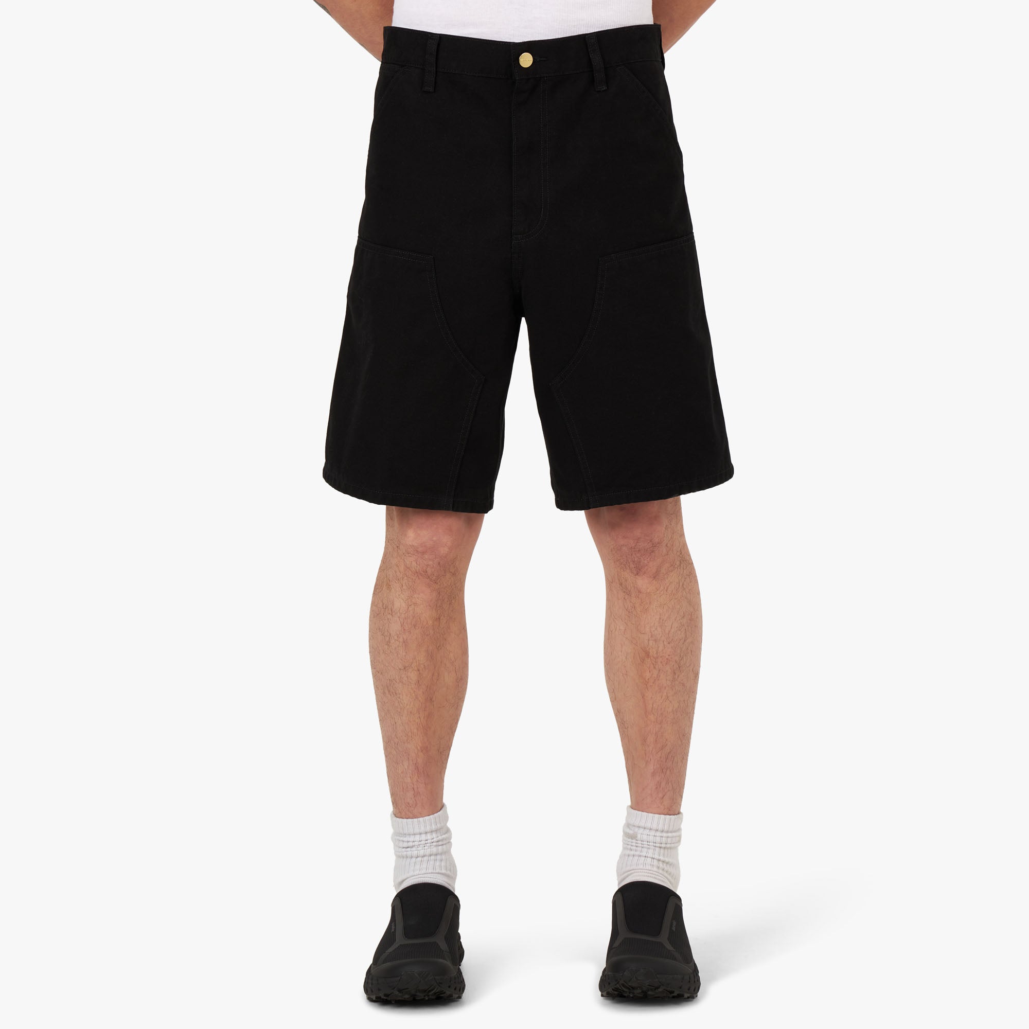 Carhartt WIP Double Knee Shorts / Black – Livestock