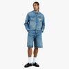 Carhartt WIP Veste Helston Bleu / Délavage Destroy - Effet éclaboussé 6