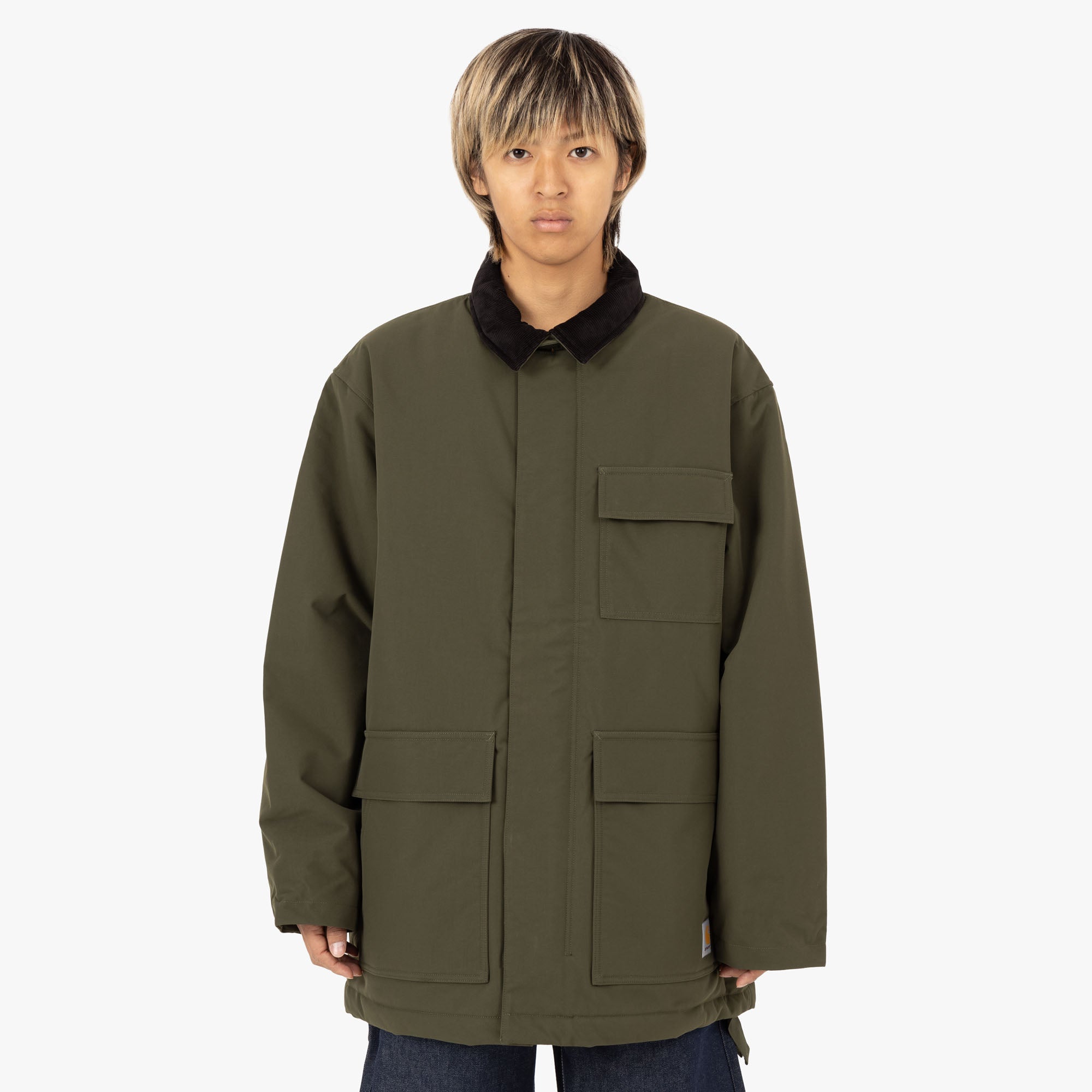 Carhartt WIP Clarton Coat Office Green / Black 1