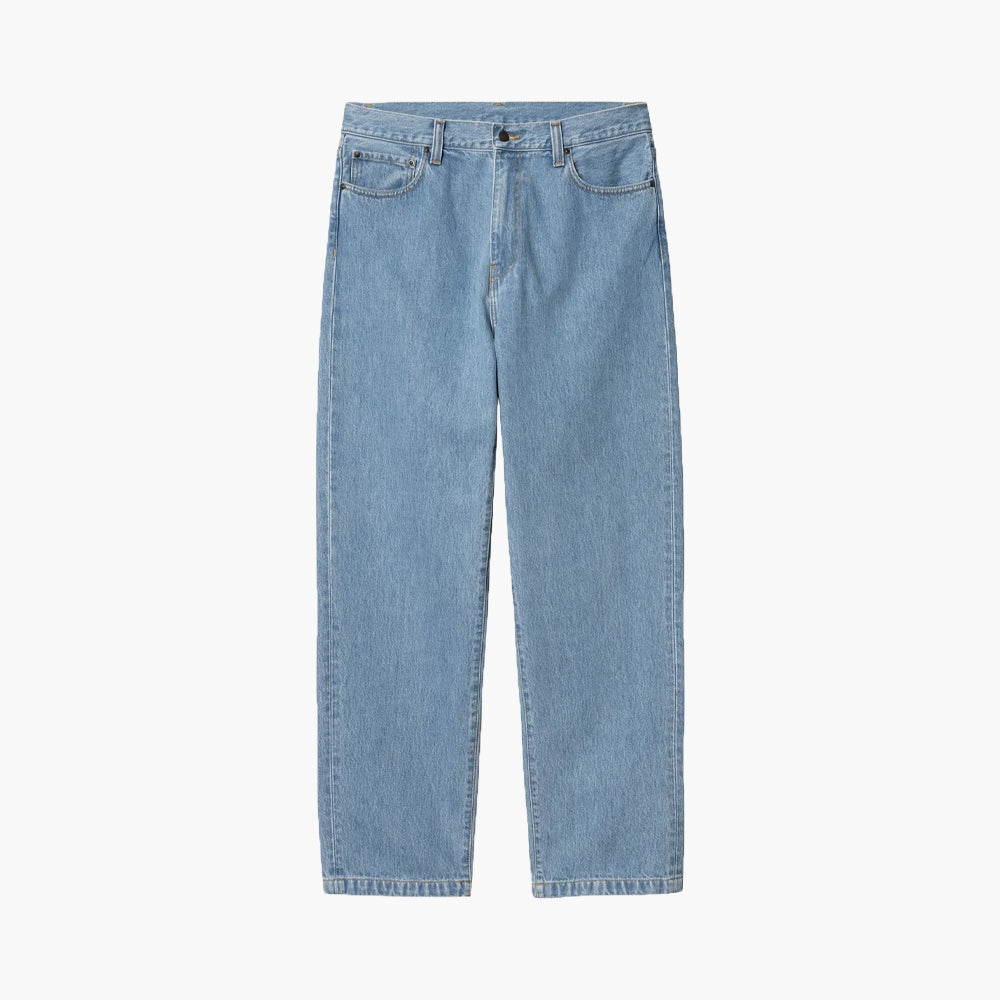 Carhartt WIP Aaron Pantalon Denim / Pierre Bleu Blanchi 1