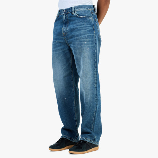 Carhartt WIP Landon Pant Blue / Destroy Wash - Splatter