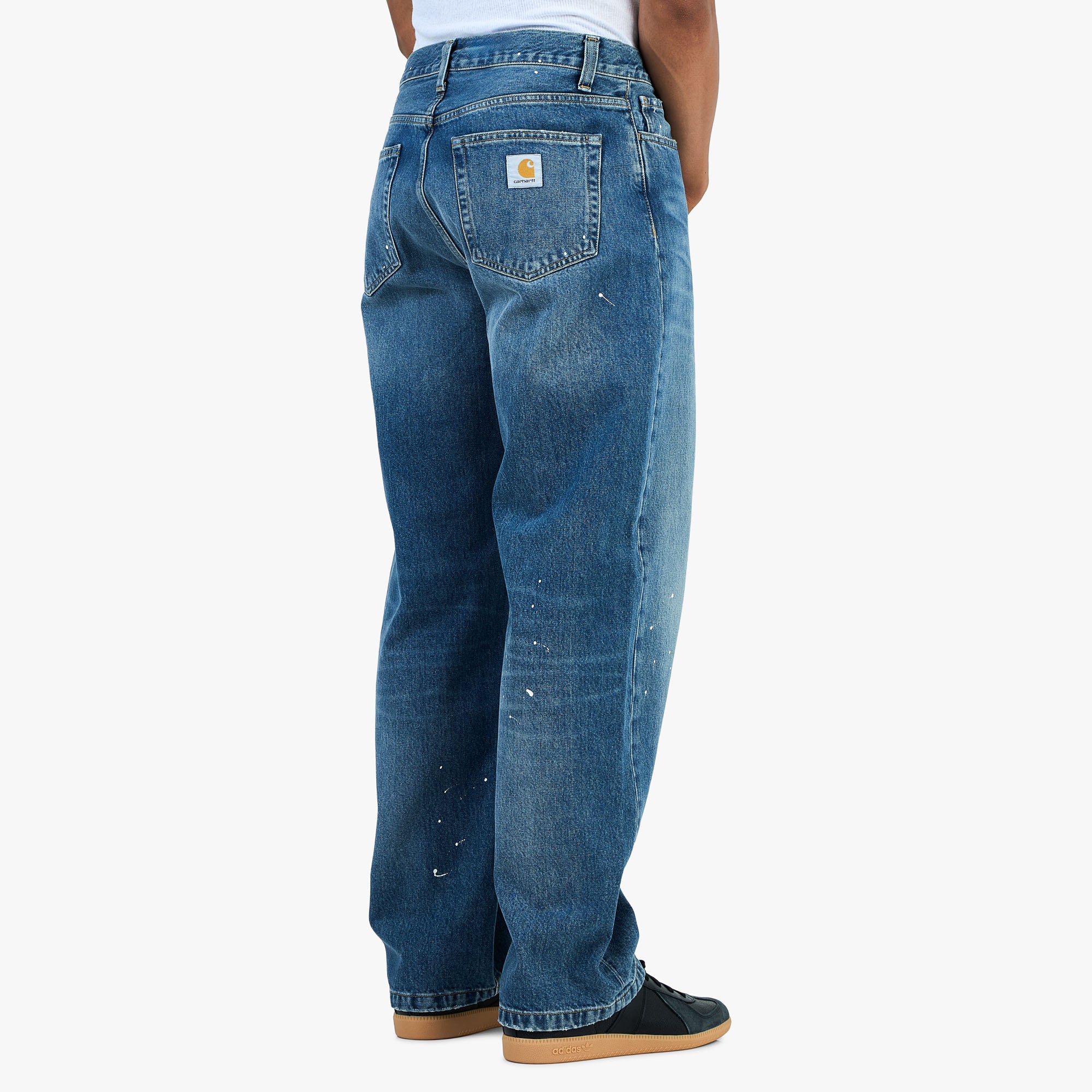 Carhartt WIP Landon Pant Blue / Destroy Wash - Splatter | Livestock