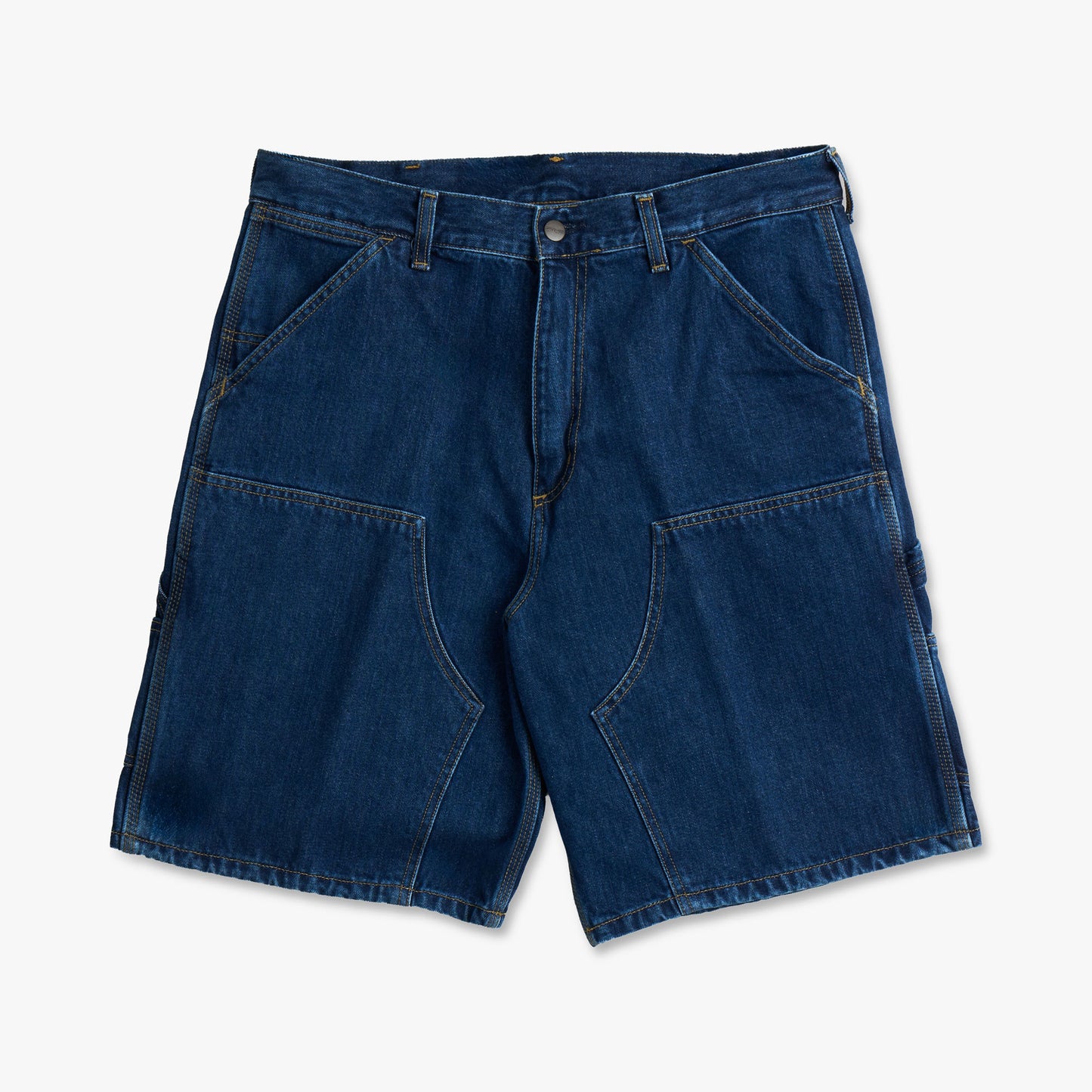 Carhartt WIP Short double épaisseur bleu / délavage intense