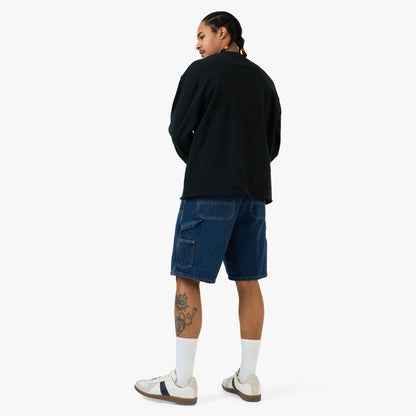 Carhartt WIP Short double épaisseur bleu / délavage intense