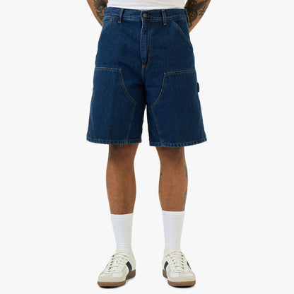 Carhartt WIP Short double épaisseur bleu / délavage intense