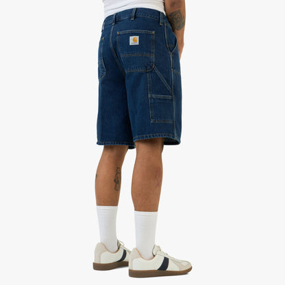 Carhartt WIP Short double épaisseur bleu / délavage intense