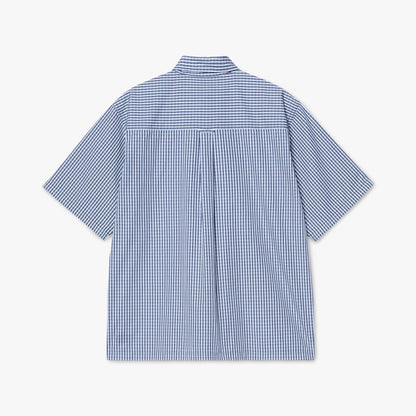 Carhartt WIP Chemise à Manches Courtes Groff Motif Carreaux Groff / Blue River