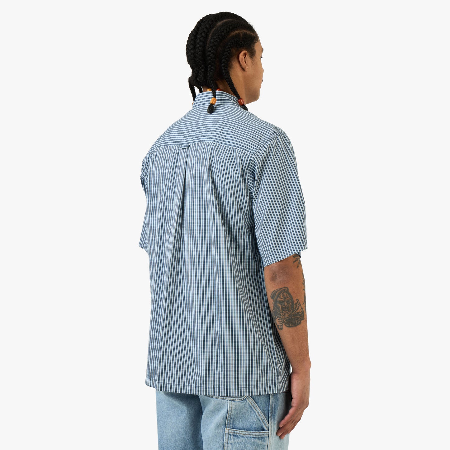 Carhartt WIP Chemise à Manches Courtes Groff Motif Carreaux Groff / Blue River