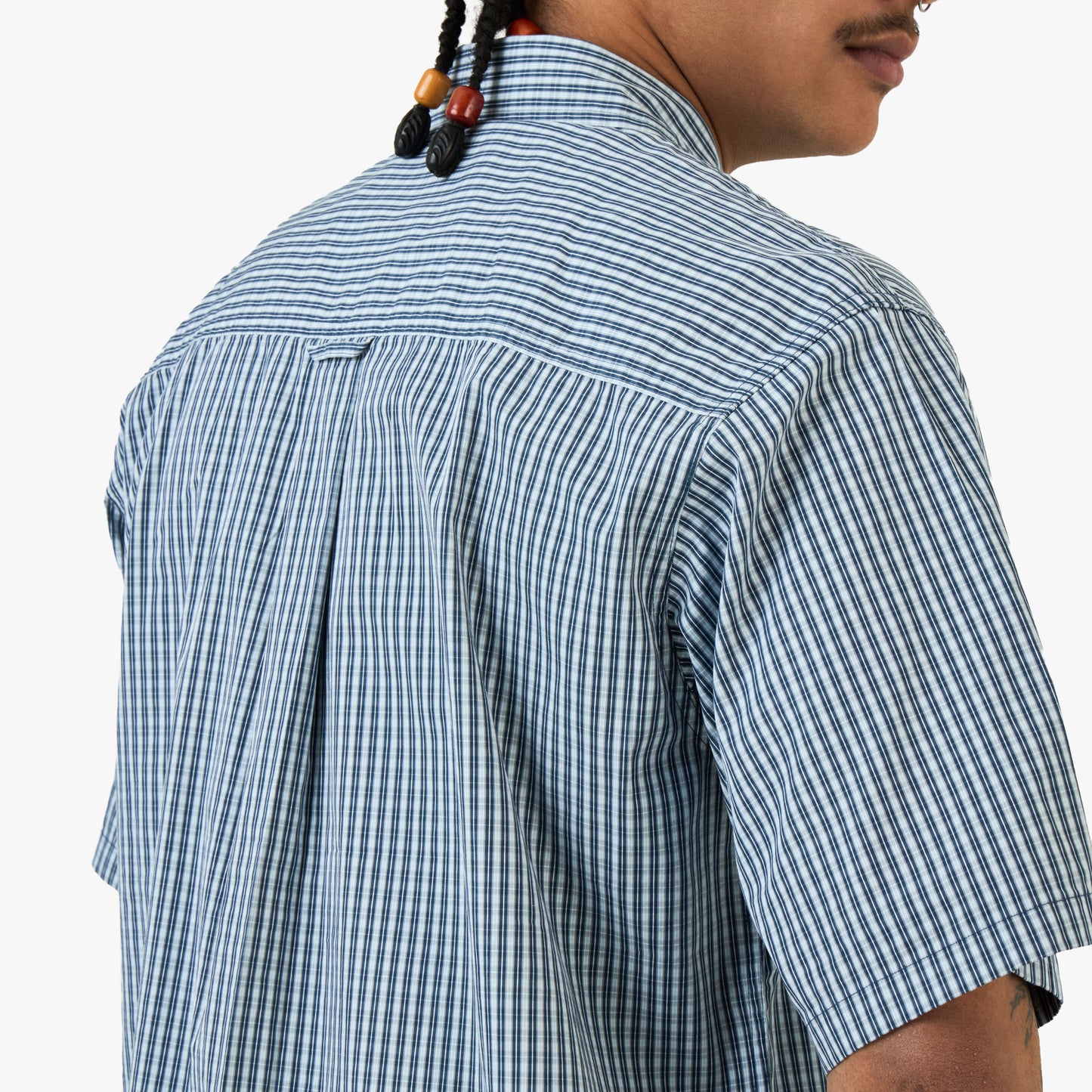 Carhartt WIP Chemise à Manches Courtes Groff Motif Carreaux Groff / Blue River