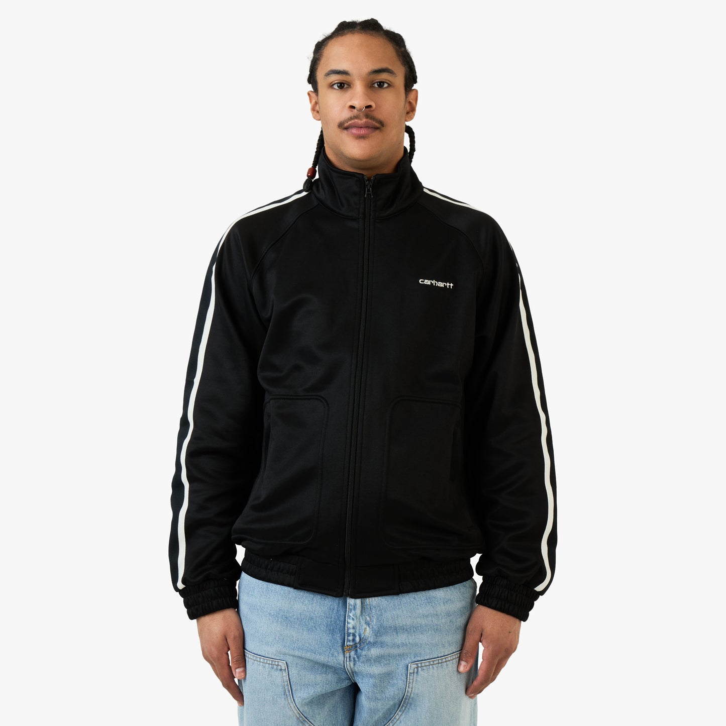 Carhartt WIP Bolar Sweat Jacket Noir / Wax