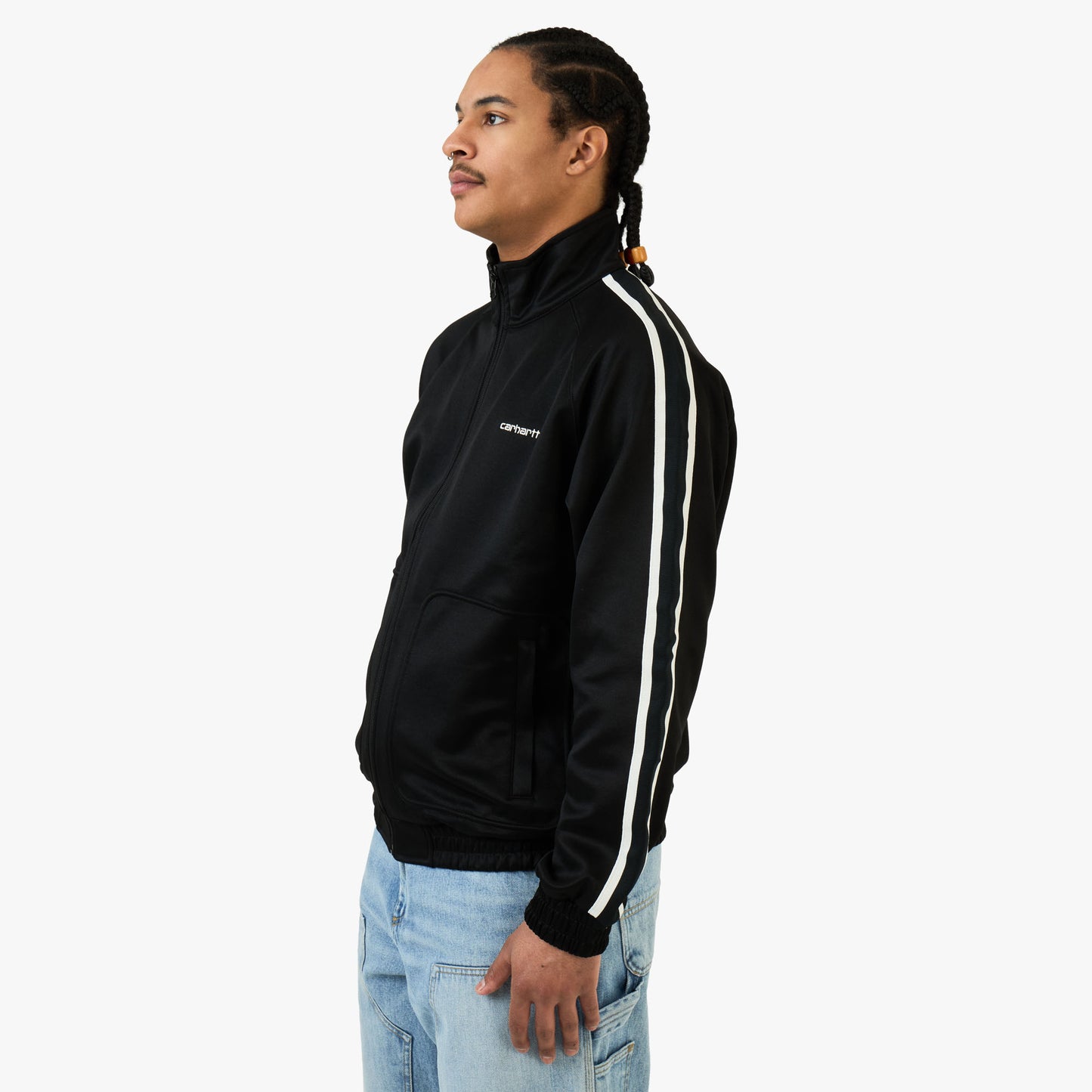 Carhartt WIP Bolar Sweat Jacket Noir / Wax