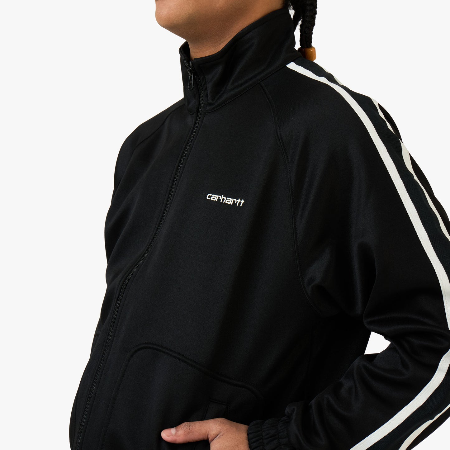 Carhartt WIP Bolar Sweat Jacket Noir / Wax