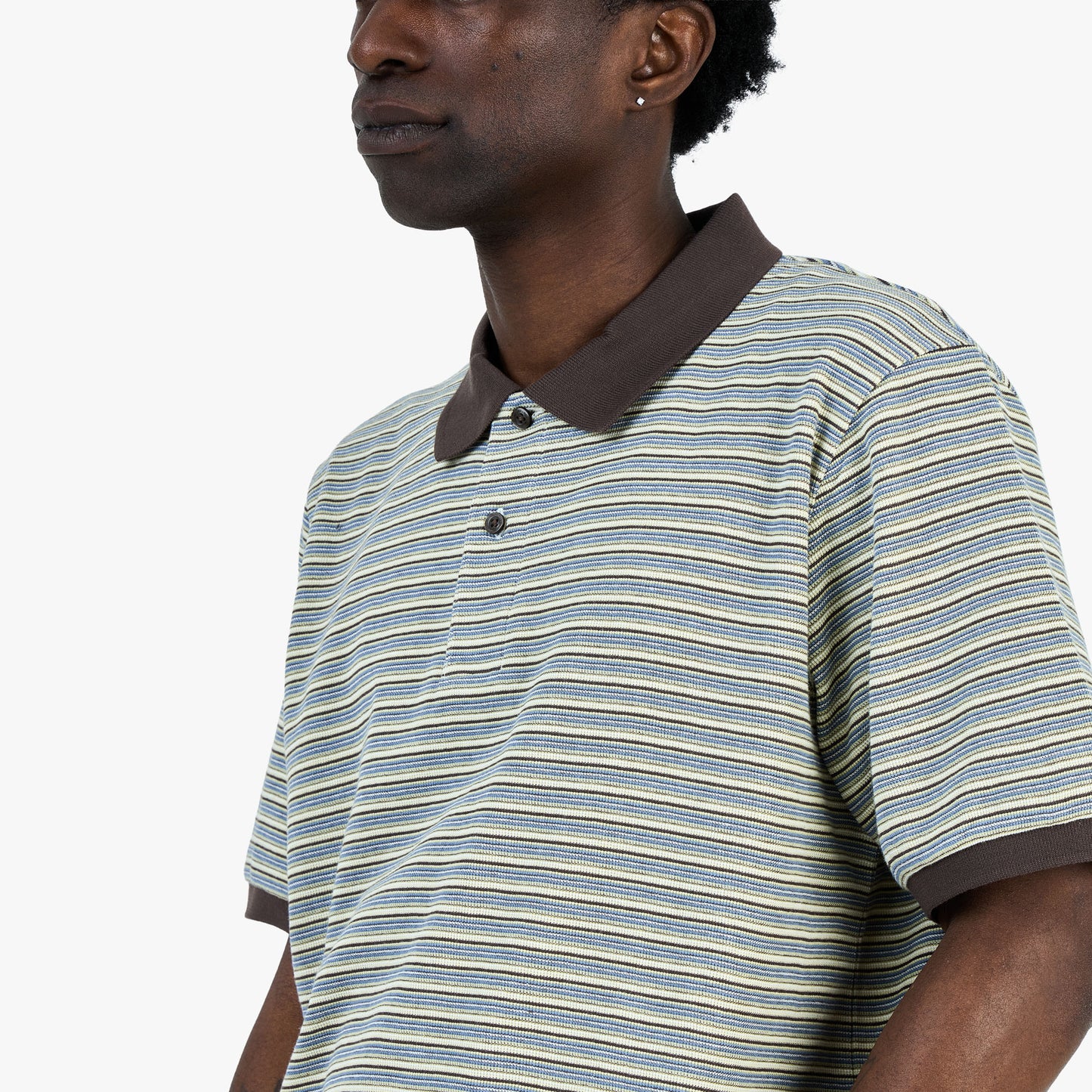 Carhartt WIP Polo Dion Dion rayure / cire