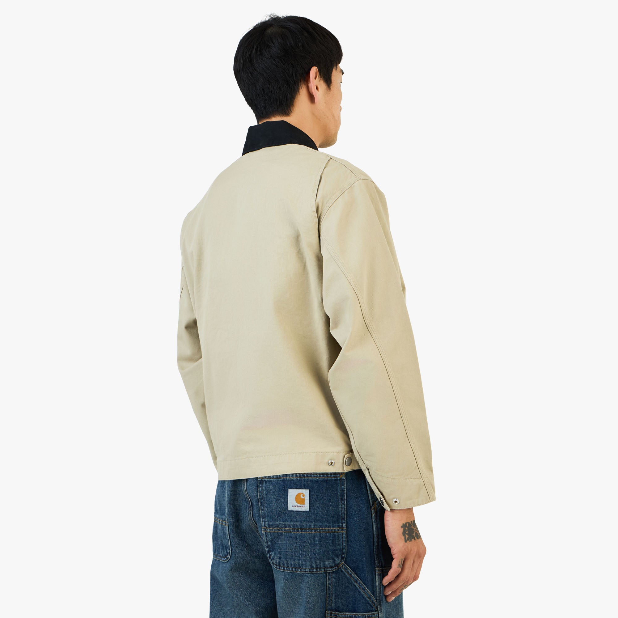 Carhartt WIP OG Detroit Jacket Barchan / Black | Livestock