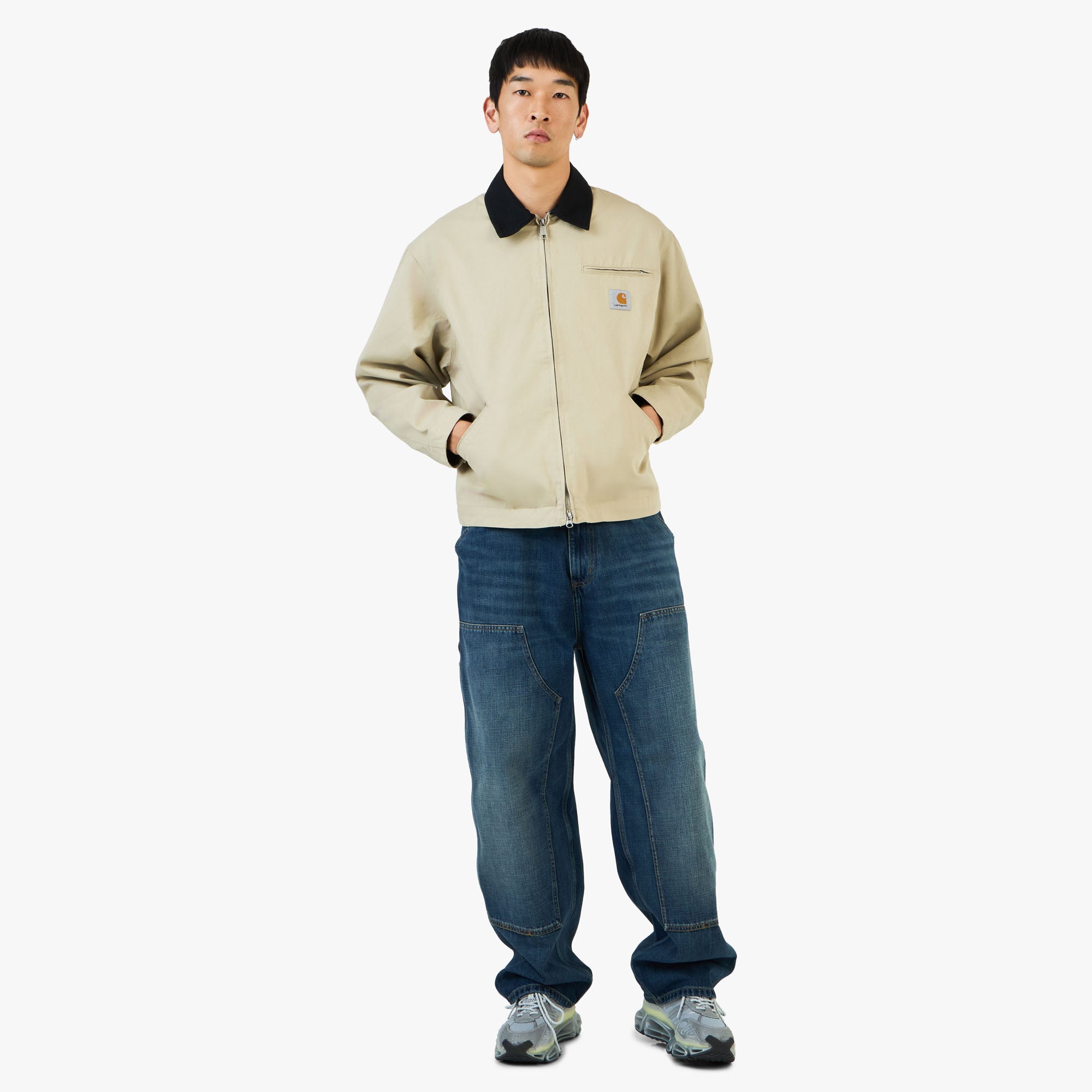 Carhartt WIP OG Detroit Jacket Barchan / Black | Livestock