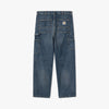 Carhartt WIP OG Double Knee Pant Blue/Dark Used Wash 8