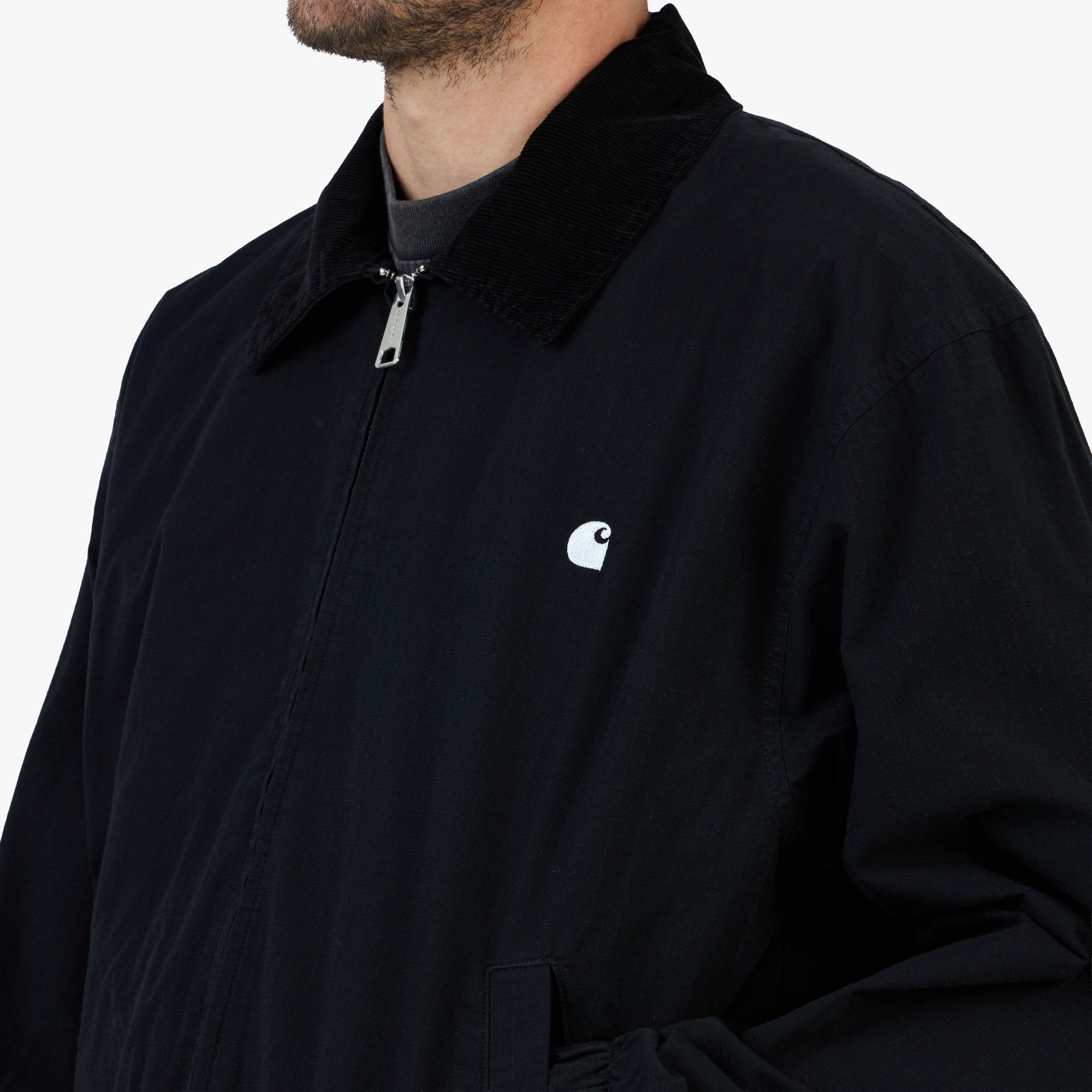 carhartt wip Madison jacket サイズM Carhartt WIP Madison Ripstop Jacket Black / Wax | Livestock