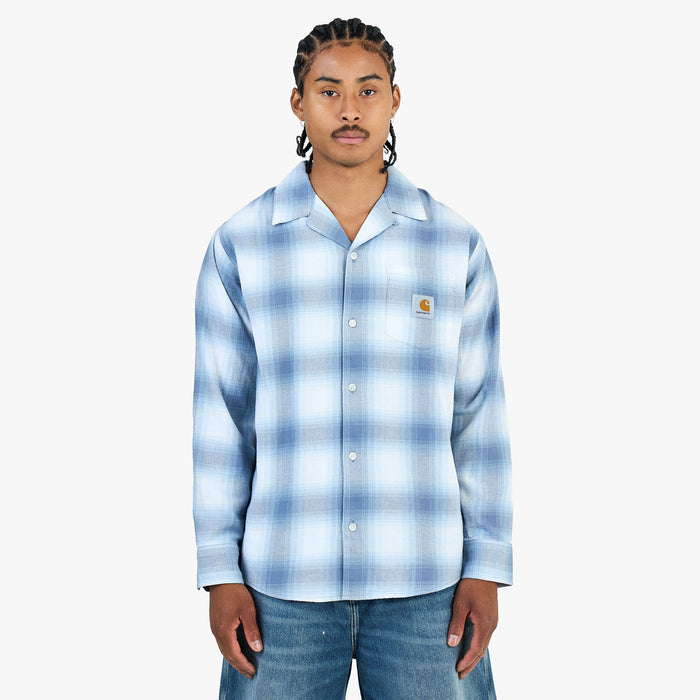 Carhartt WIP Longsleeve Tyers Shirt Tyers Check / Shady Blue 1