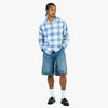 Carhartt WIP Longsleeve Tyers Shirt Tyers Check / Shady Blue 6