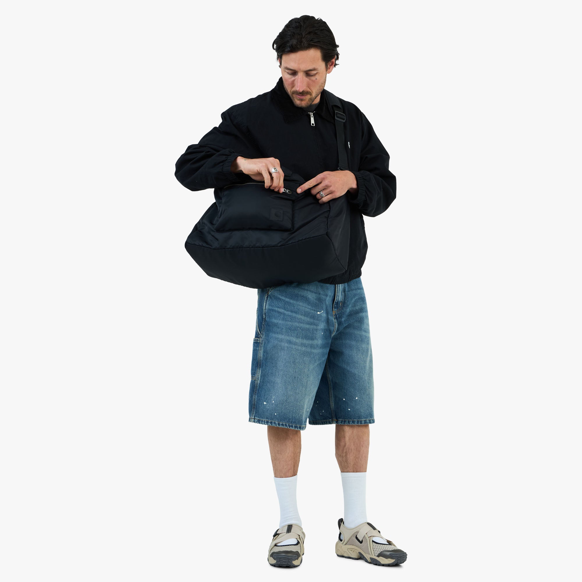 Carhartt WIP Otis Weekend Bag / Black | Livestock