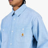 Carhartt WIP Chemise de peintre manches longues Bleu / Éclaboussures 4
