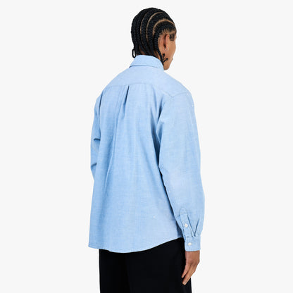 Carhartt WIP Chemise de peintre manches longues Bleu / Éclaboussures