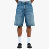 Carhartt WIP OG Single Knee Short Blue / Destroy Wash - Éclaboussures 1
