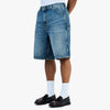Carhartt WIP OG Single Knee Short Blue / Destroy Wash - Éclaboussures 2