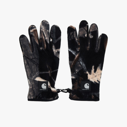 Carhartt WIP Blevin Gloves Camo Feather Tree / Black