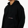 Jordan x Awake NY Full Zip Fleece Hoodie Black / University Red 4