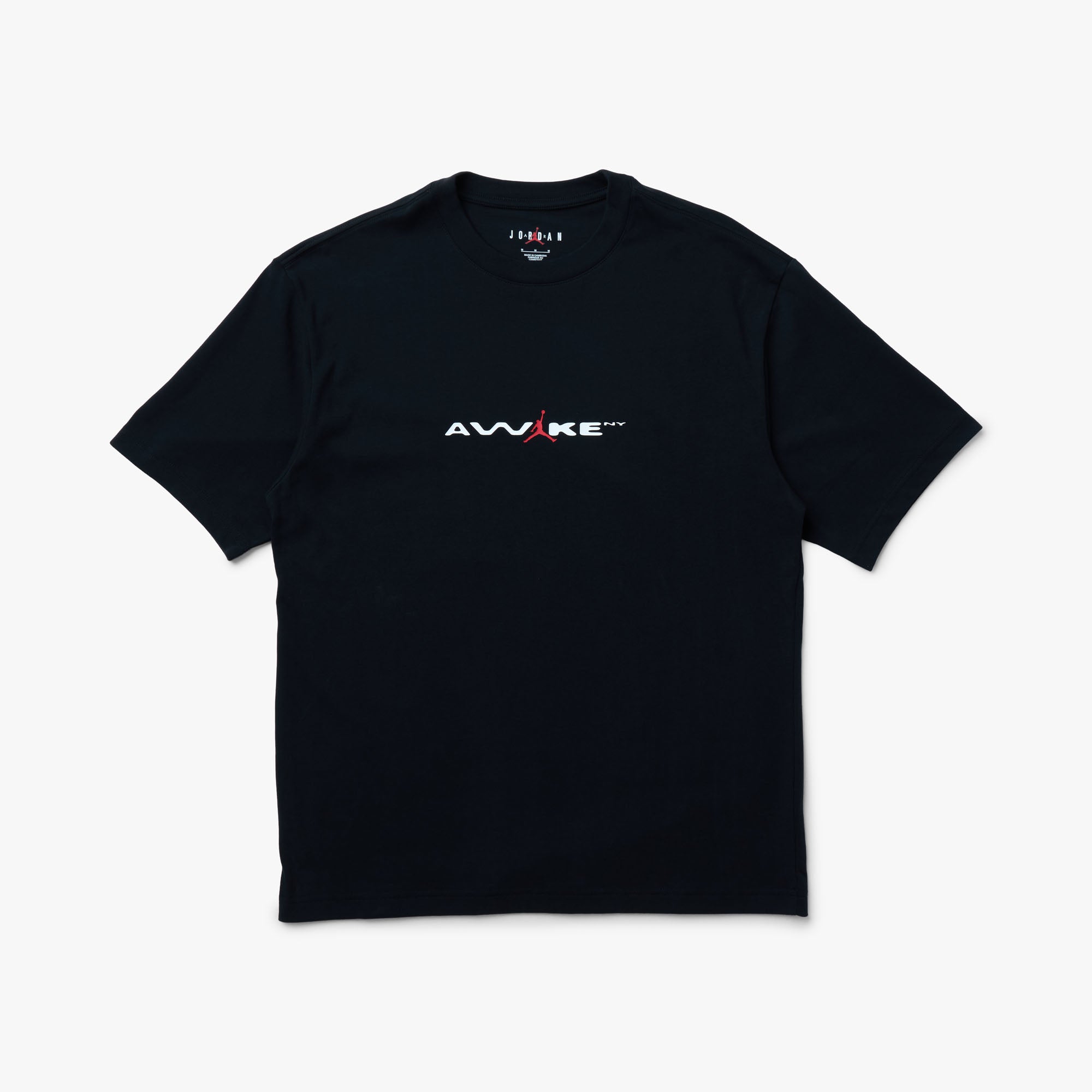 Jordan x Awake NY T-Shirt Black / White - University Red | Livestock