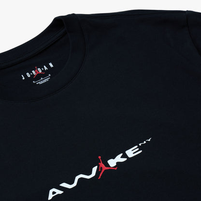 Jordan x Awake NY T-Shirt Black / White - University Red