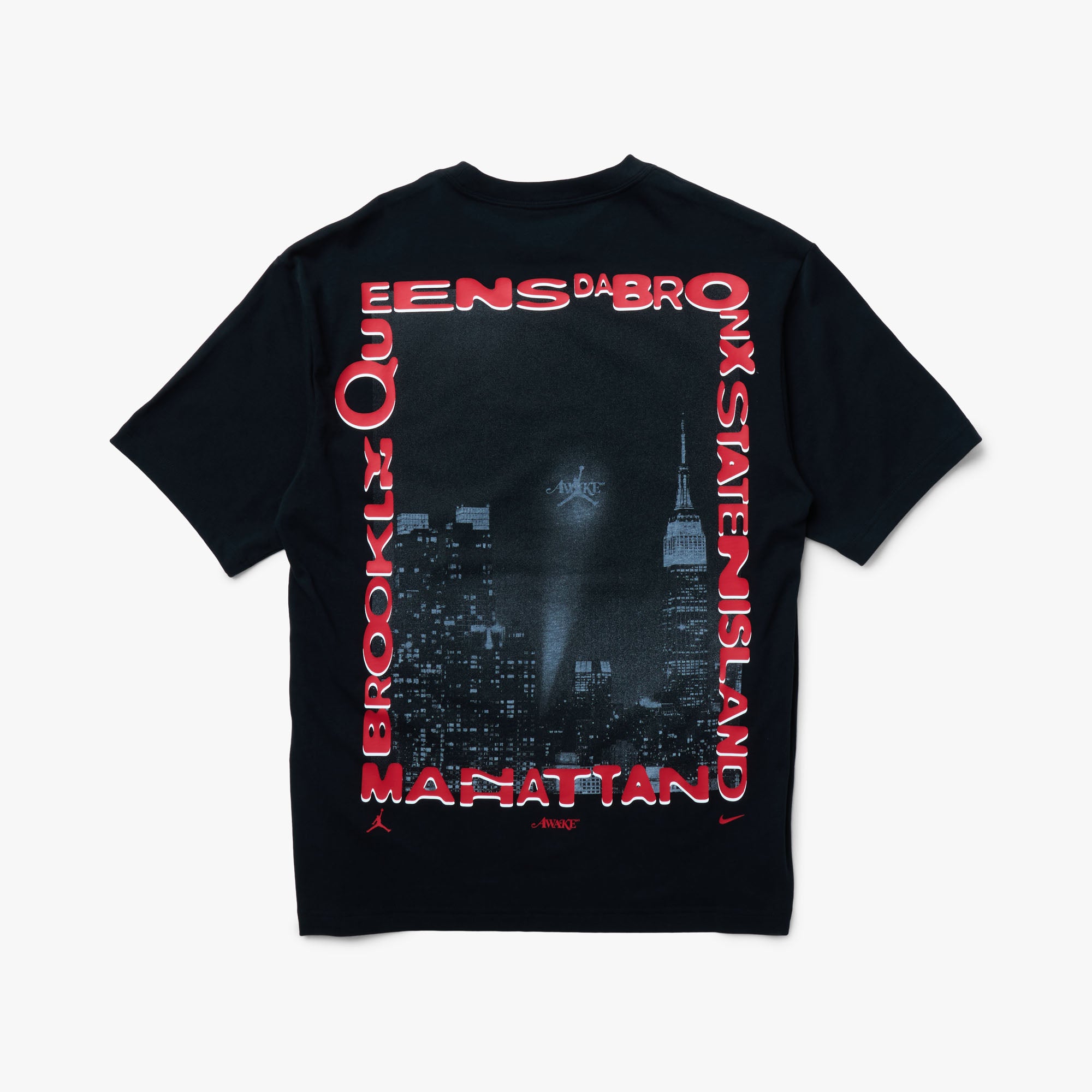   x Awake NY コラボシャツ M Jordan x Awake NY T-Shirt Black / White - University Red | Livestock