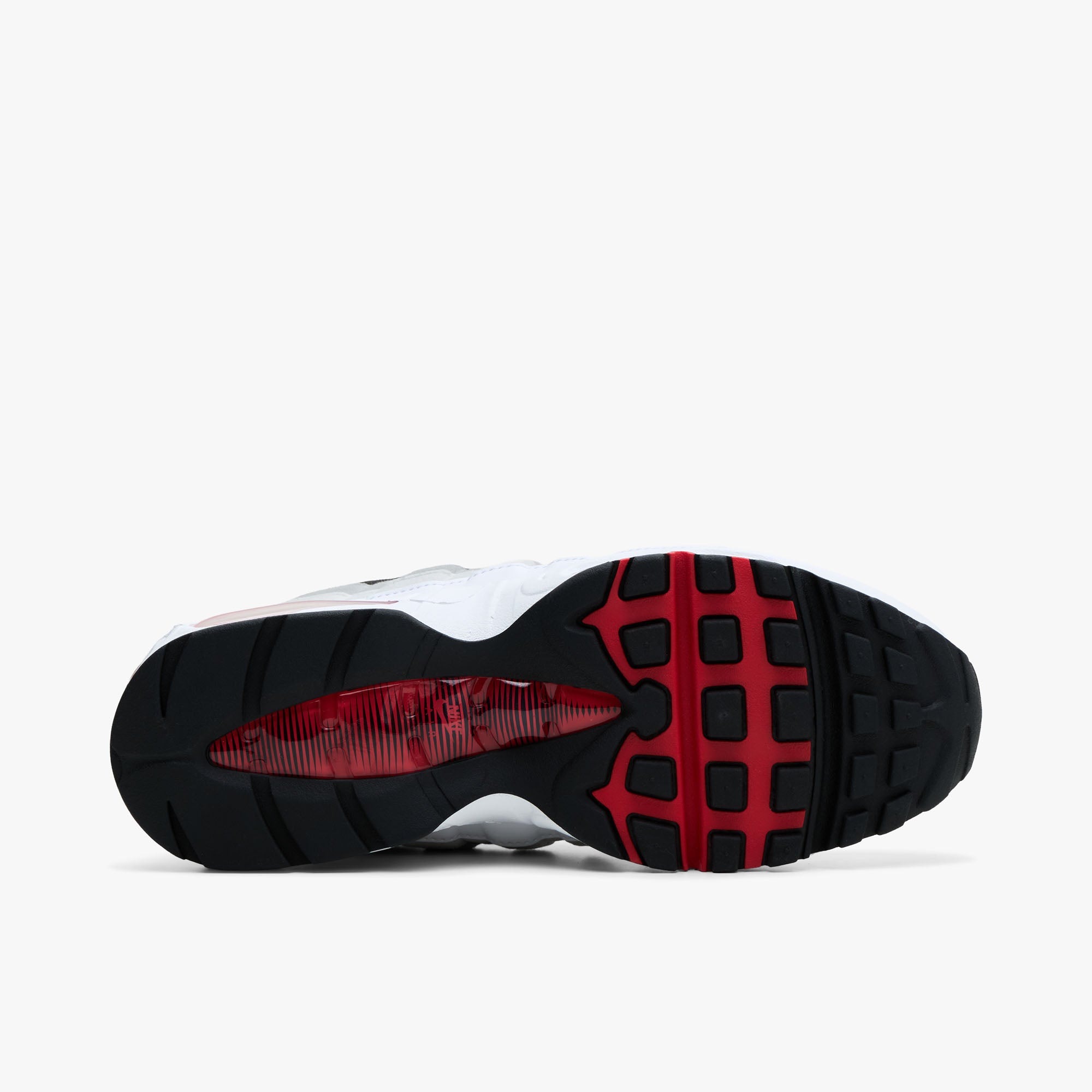 Nike Air Max 95 White / Comet Red - Neutral Grey | Livestock