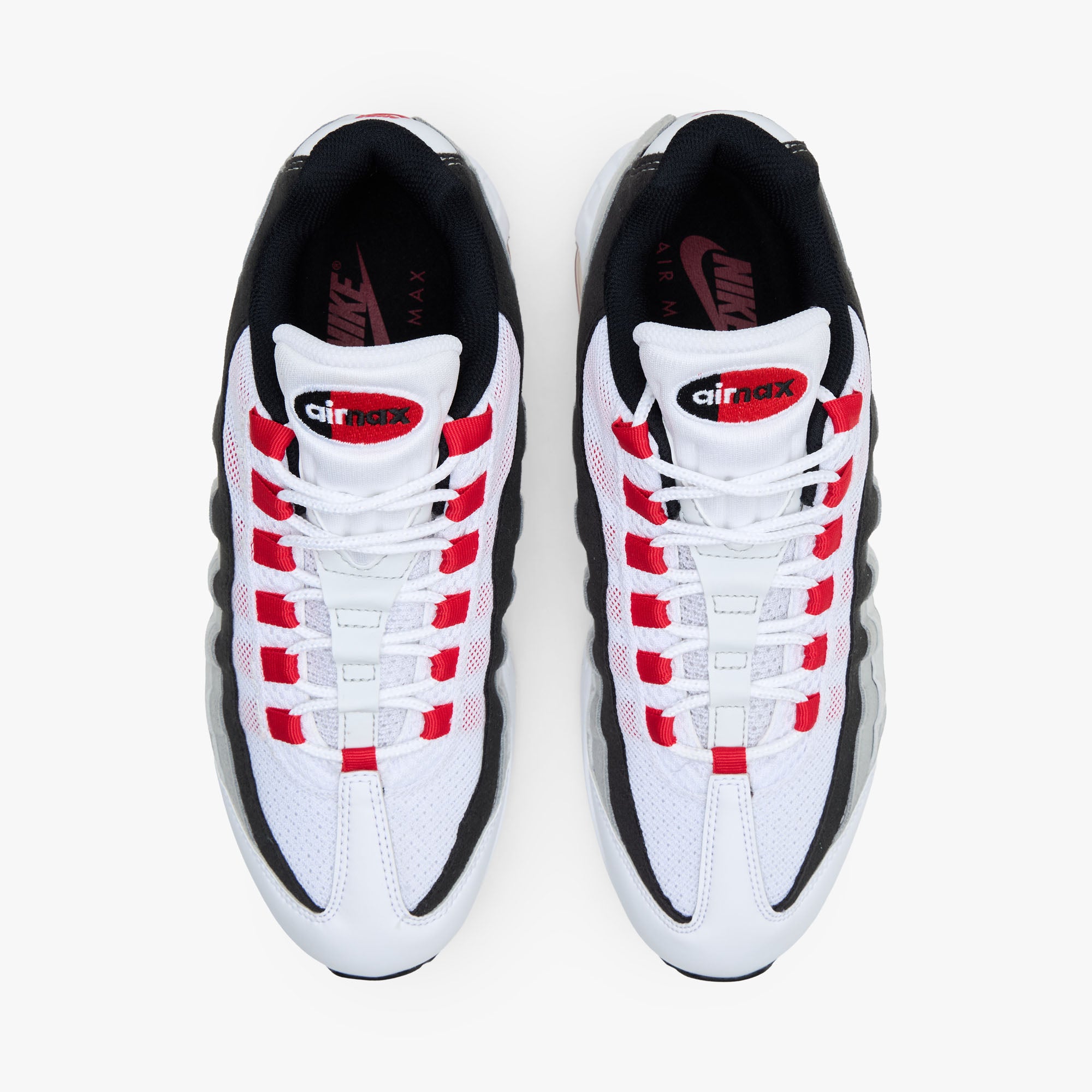 Nike Air Max 95 White / Comet Red - Neutral Grey | Livestock